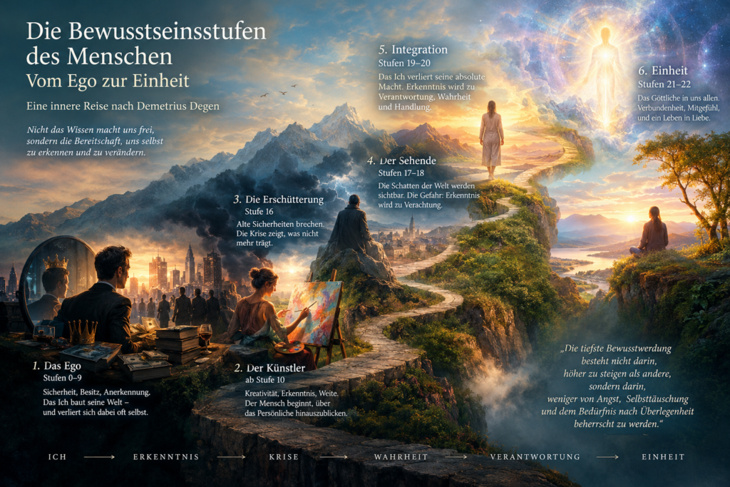 Die Bewusstseinsstufen des Menschen